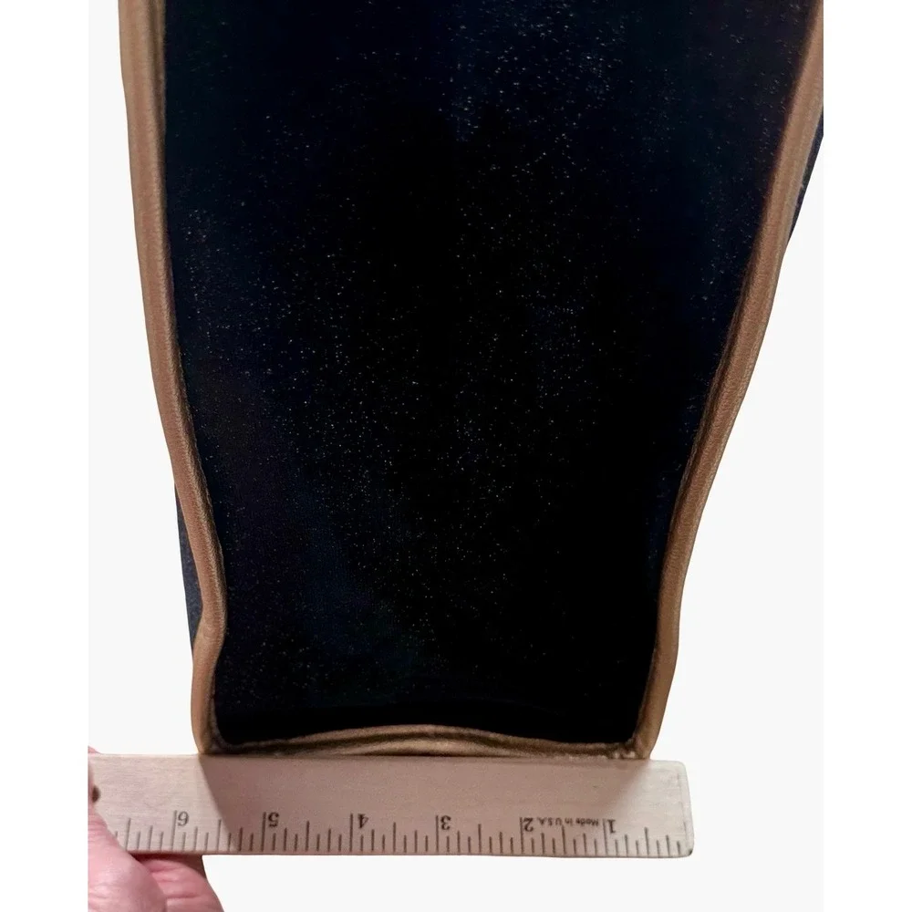 Jimmy Choo Parfums Tote‎ Black Velvet Gold Trim and sparkle Large Shopper Bag